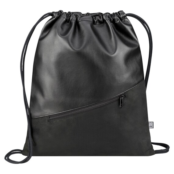 Faux leather cheap gym bag