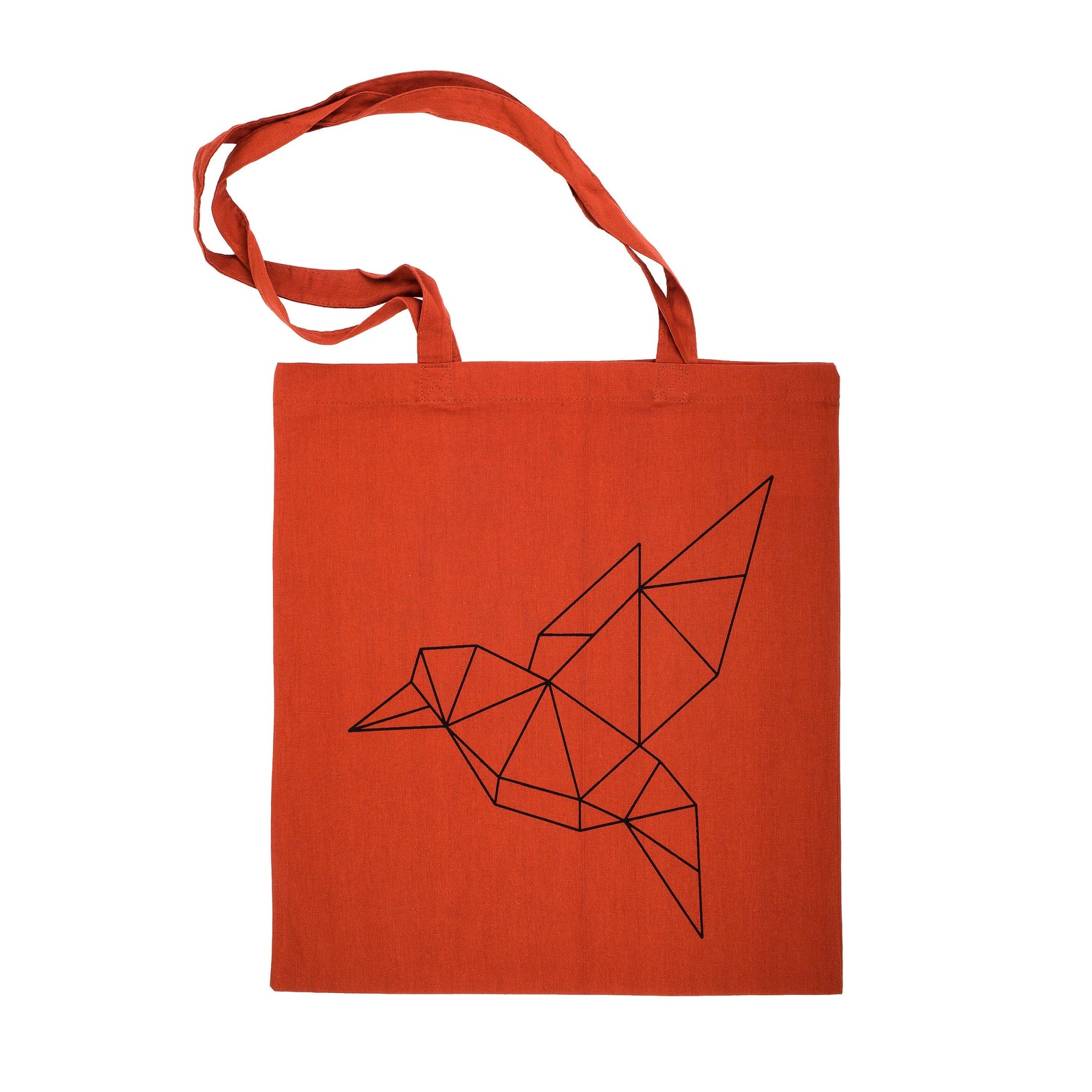 Jute Bag Origami Bird Carrier Bag Shopping Bag Bag Etsy