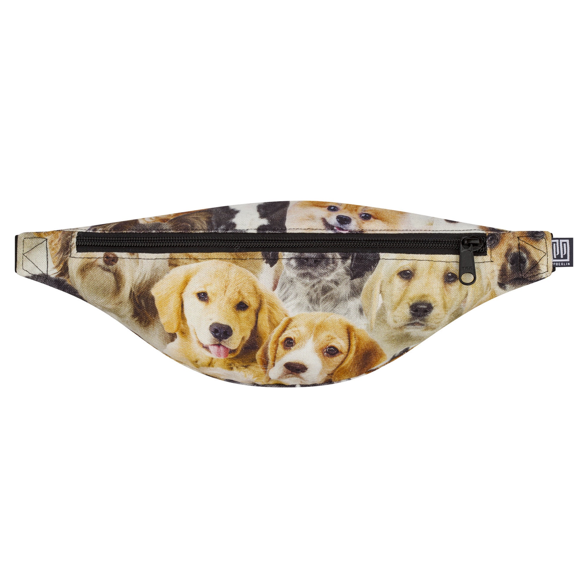 dog print fanny pack