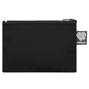 Pequena bolsa Ripstop preta – Mini bolsa, carteira, porta-cartões, Vegan Fair Made in Germany (Berlim)