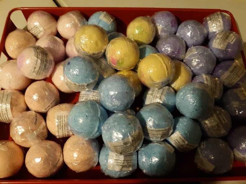 4 pack of Money bath bombs I will do varity packs Etsy