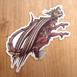 Dark Dragon Evil Beast Monster from Hell 3" Die-Cut Glossy Vinyl Sticker