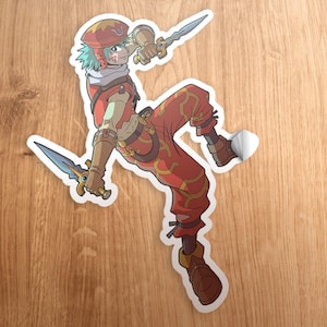 Dot Hack .Hack// ビデオゲーム アニメの Kite Player アバター 3 インチ ダイカット 光沢ビニール ステッカー