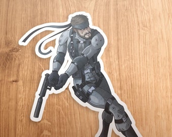 Solid Snake - Metal Gear Solid - 3" Glossy Vinyl Sticker