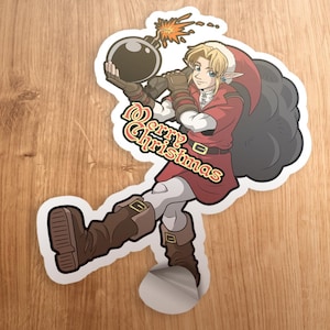 Holiday Hero of Time Legend of Zelda Ocarina of Time Video Game 3 "Glossy Vinyl Sticker