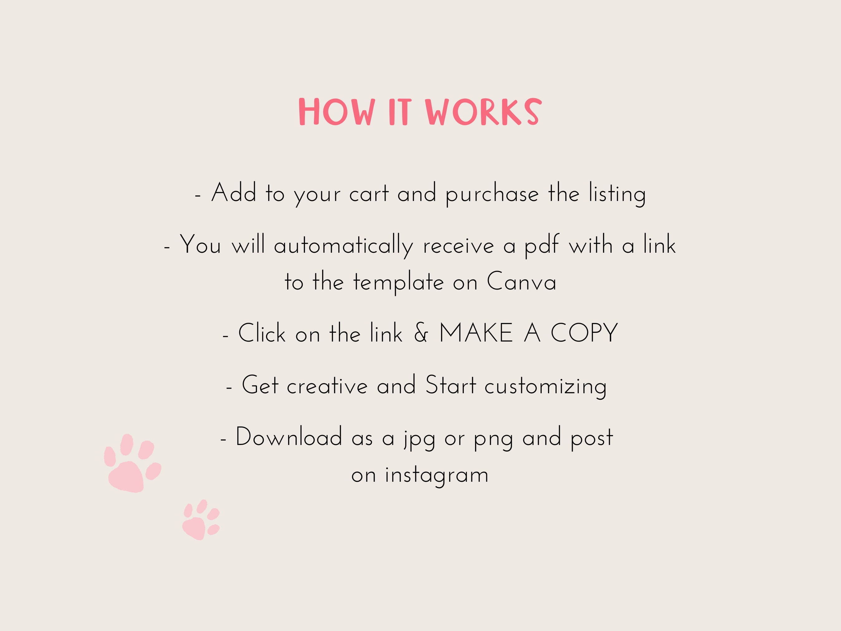 Cat Instagram Post Templates Canva Templates Templates for - Etsy