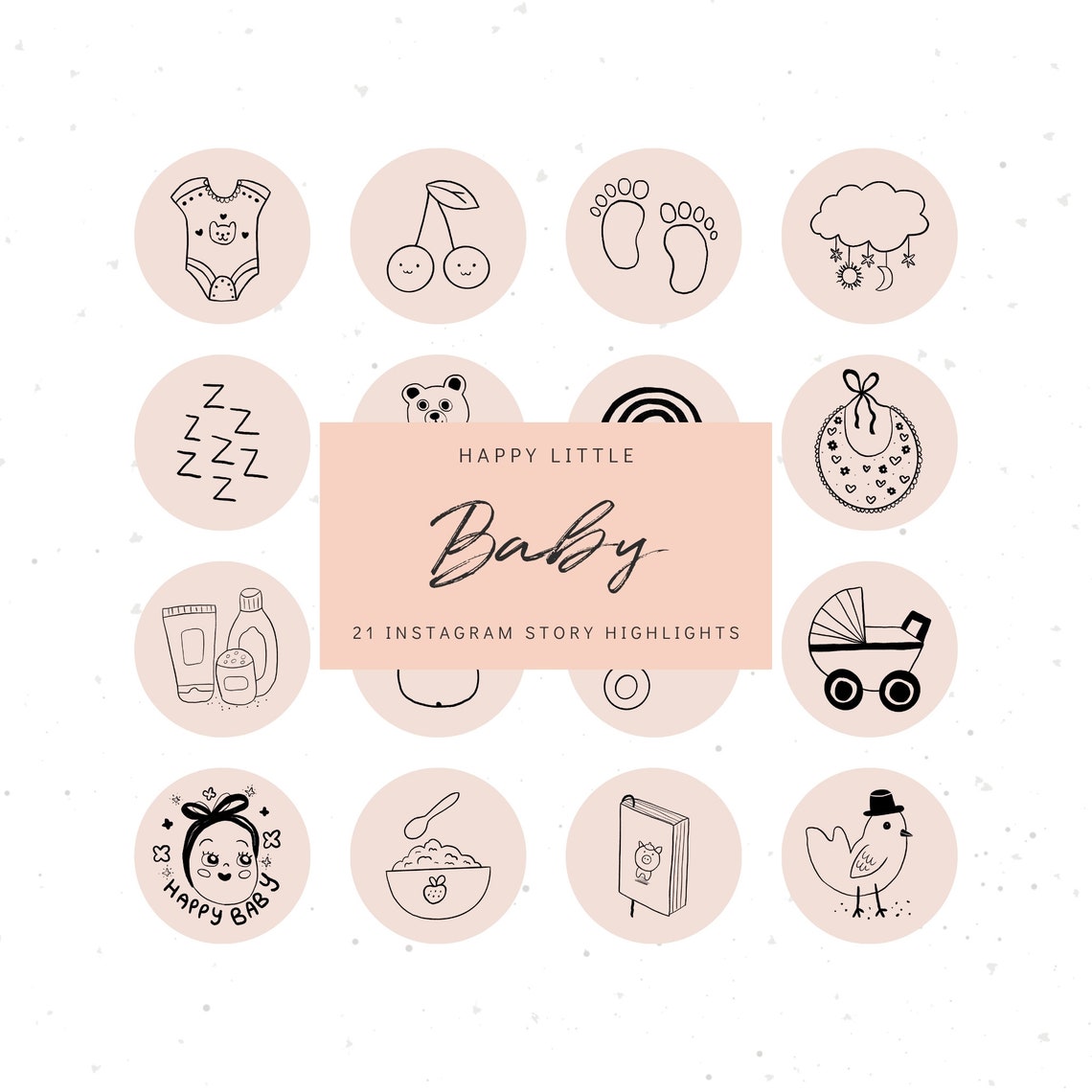 Baby Instagram Story Highlight Icons Kids Store Highlight Covers