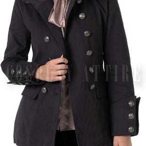 Chaqueta militar steampunk para mujer MSP imagen 2