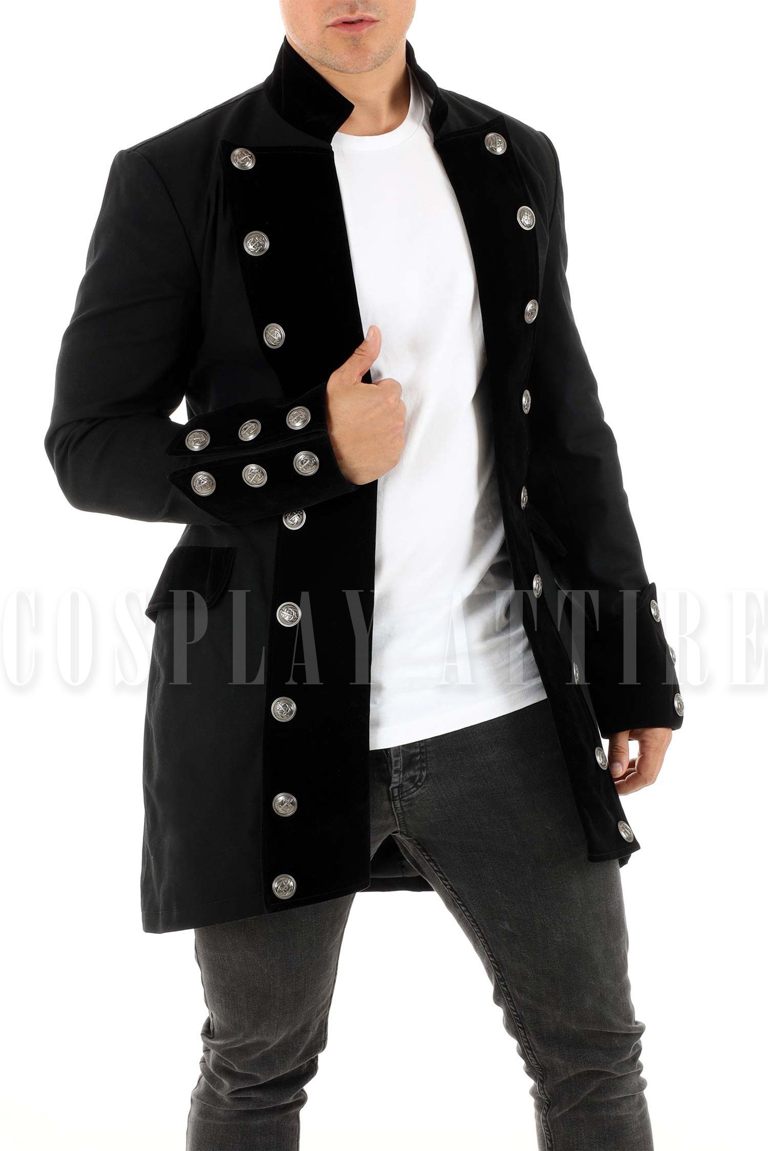 ジャケット・アウター 1950s French Military?Work? Frock Coat 50-60s French Army Frock Coat Size 104L | Ugla