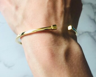 Mens 9ct gold torque bangle deals