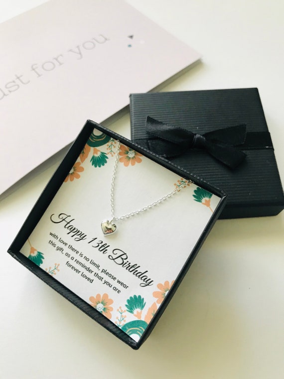 13th Birthday Gift For Her Meaningful Keepsake Sterling Necklace – Jen  Downey