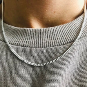 Best Seller style Diamond Cut 20inch Solid Sterling Silver necklace for men