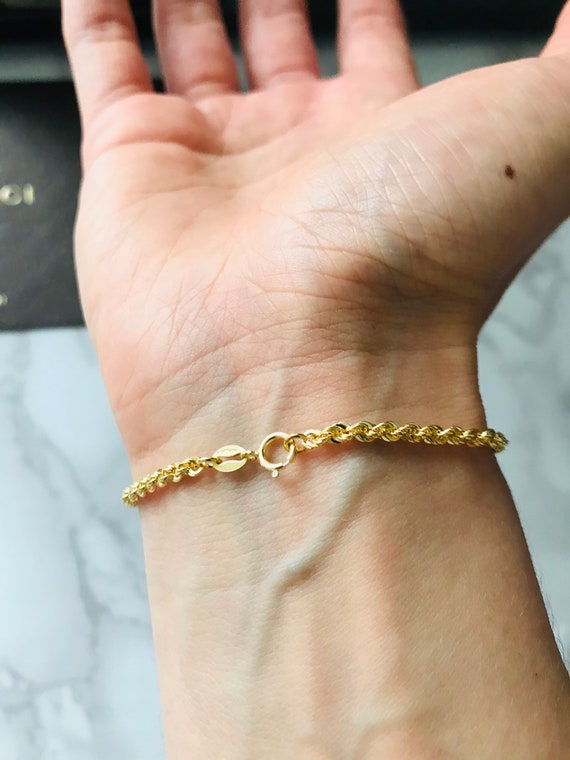 9 carat deals gold chain bracelet