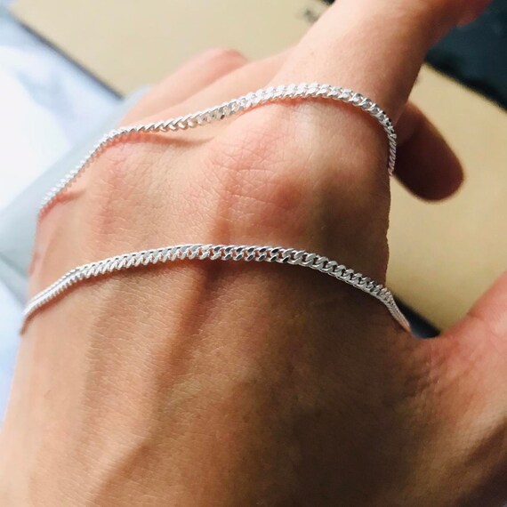 Mens 20 inch sterling shop silver necklace