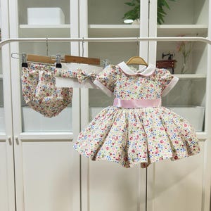Girls Bunny Dress Puff Sleeve ruffle Baby Girl Easter Outfit Girls Easter Dress Easter Bunny Clothes Birthday Matching Easter Outfit