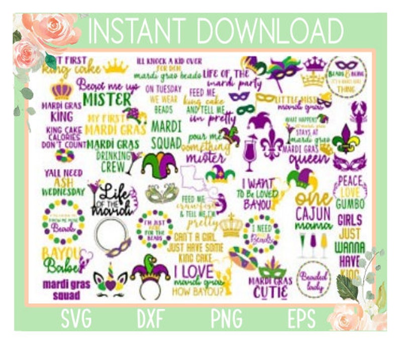 Download Mardi Gras Bundle Mardi Gras Shirt Mardi Gras Printable Svg Bundle Svg Files Cricut Silhouette Cut Files Dxf Png Eps Mardi Gras Svg Clip Art Art Collectibles Vadel Com