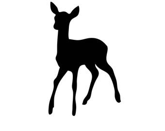 baby deer stencil etsy baby deer stencil