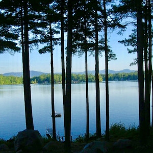 Photographie du lac Winnipesaukee : impression du lac du New Hampshire