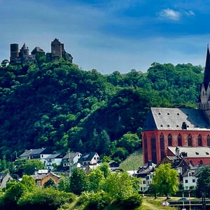 Schonburg Castle, German castle, Rhine River, Germany