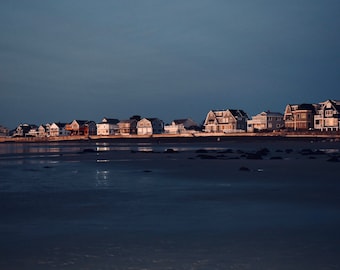Maine photography, Sunrise at low tide, Wells Beach, Maine