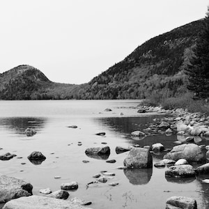 Maine photography, Jordan Pond, Acadia National Park, Bar Harbor, Maine, New England