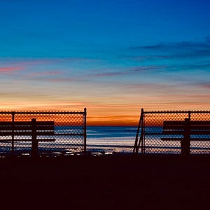 Sunrise along Atlantic Ocean,  Wells, Maine photography