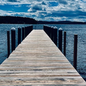 Lake Winnipesaukee photography, Wolfeboro dock, New Hampshire photography