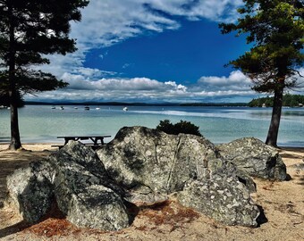 Long Island Beach, Lake Winnipesaukee, New Hampshire