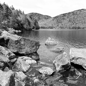 Maine photography, Jordan Pond, Acadia National Park, Bar Harbor, Maine, New England