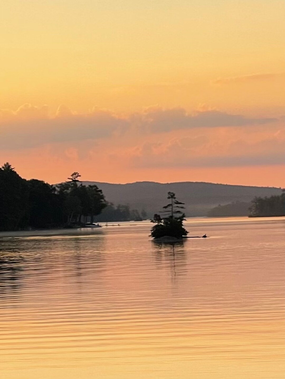 Sunrise Near Long Island Bridge, Lake Winnipesaukee, New Hampshire Etsy