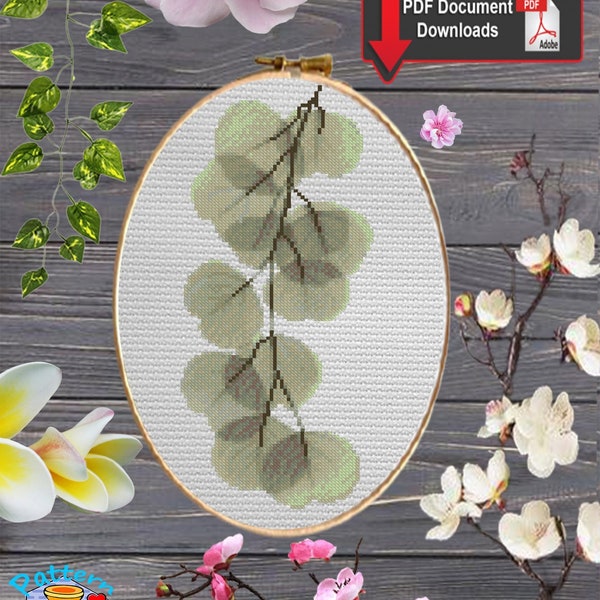 Eucalyptus Embroidery Designs Etsy