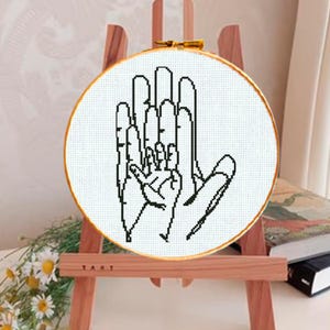 Family cross stitch pattern, Family embroidery, Hand cross stitch pattern, Family Love, baby cross stitch