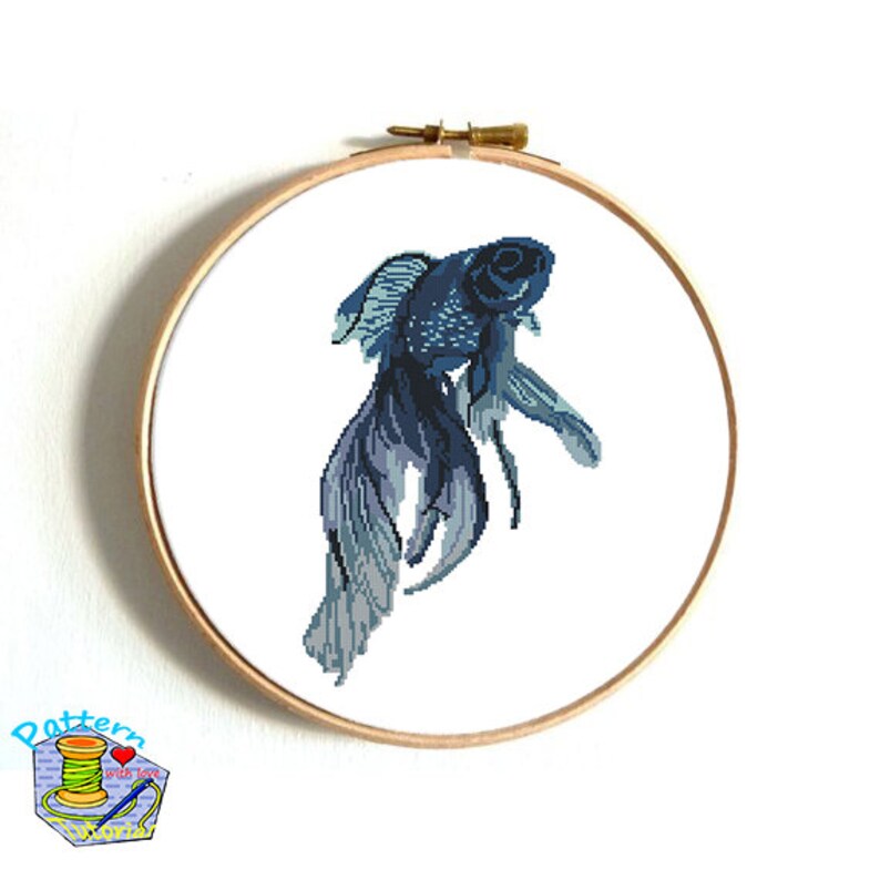 Jellyfish Cross Fish Cross Stitch Pattern Sea Animals Modern Cross Stitch Pattern Easy Counted Cross Stitch Chart Nature Corals Turtle Printing Printmaking Craft Supplies Tools