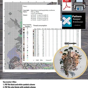 Embroidery Octopus,modern Cross Stitch Pattern, Ocean Sea Animals Cross ...