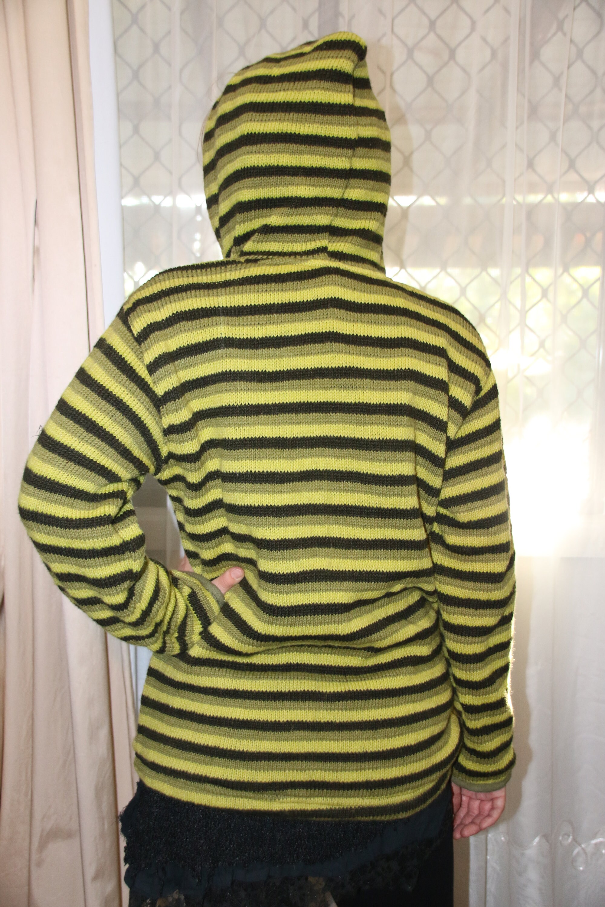 Yak Wool Thermal Hooded Unisex Jacket Large Etsy