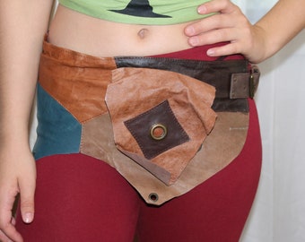 Alternative Leather Pocket Belt