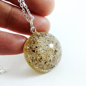 Pet memorial jewelry, Cremation ashes keepsake necklace, Sterling silver cremation urn, Pet ashes pendant locket Personalised Memorial Gift