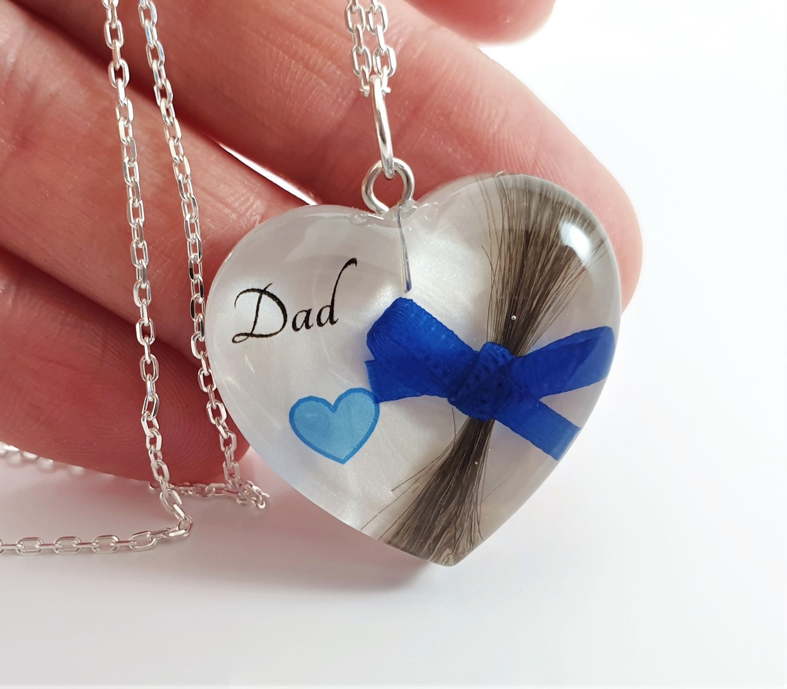 Hair Keepsake Necklace Lock of Hair Memorial Jewellery Mum Etsy
