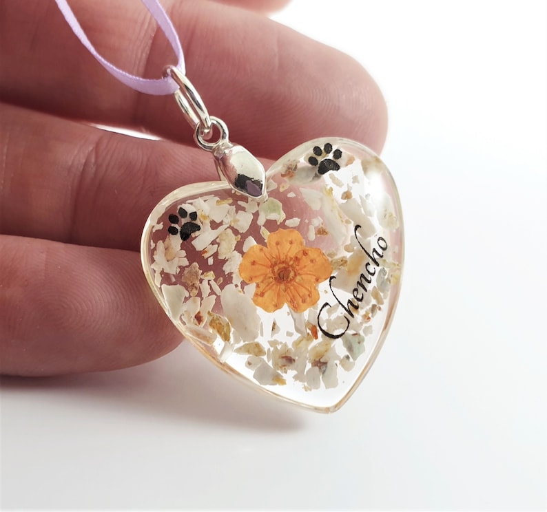 Personalised Small Ashes Keepsake Heart Memorial Necklace Etsy UK