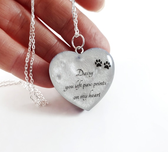 Bracelet Funéraire Pour Cendres En Acier Inoxydable Avec Pendentif Patte De Chien/chat En Forme De Cœur – Souvenir Personnalisé Pour Animal De Compagnie