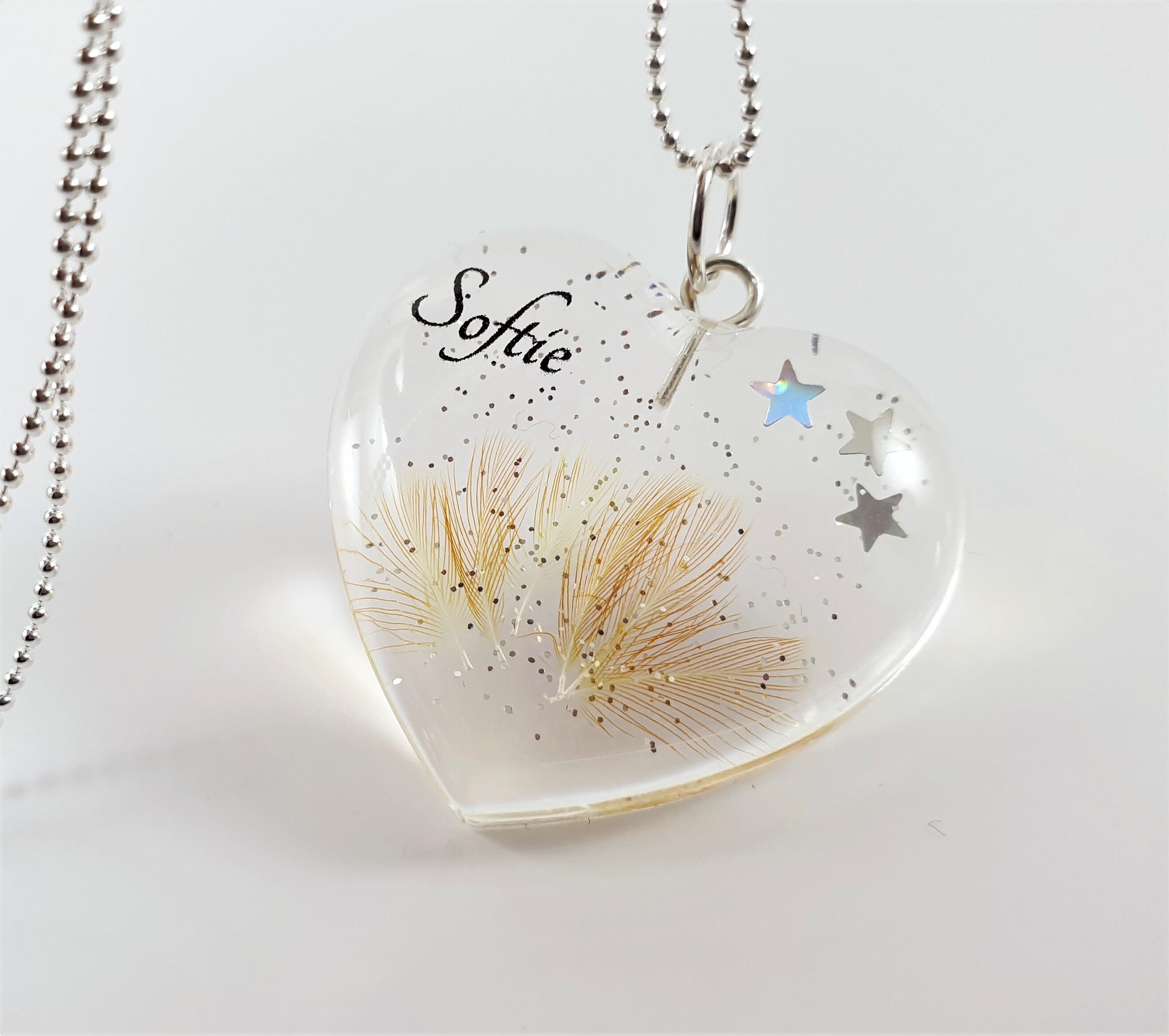 Personalised Feather Keepsake, Loss of a Bird, Pet Memorial 
