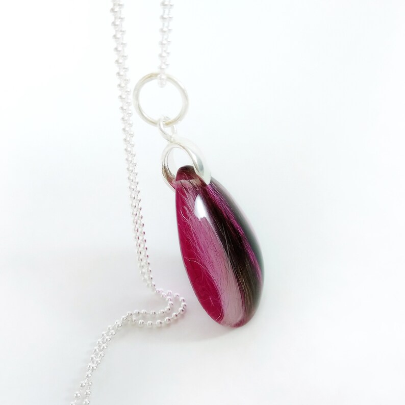 Pet hair memorial Keepsake Resin Horse hair jewelry Dog hair Etsy