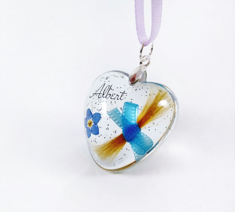 Lock of Hair Keepsake Baby First Hair Locket Heart Memorial Etsy