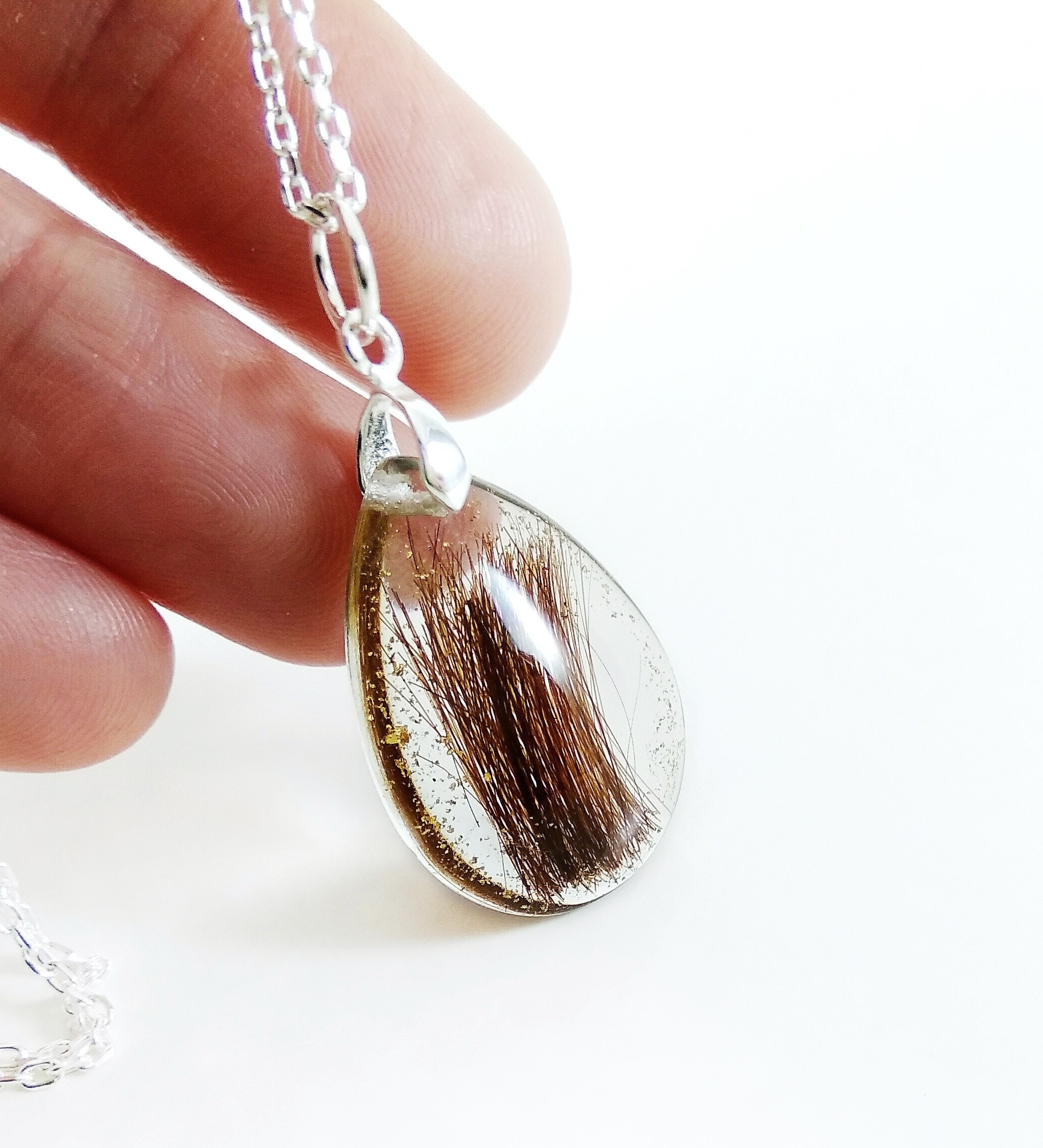 Custom Hair Locket Personalised Lock of Hair Necklace Etsy