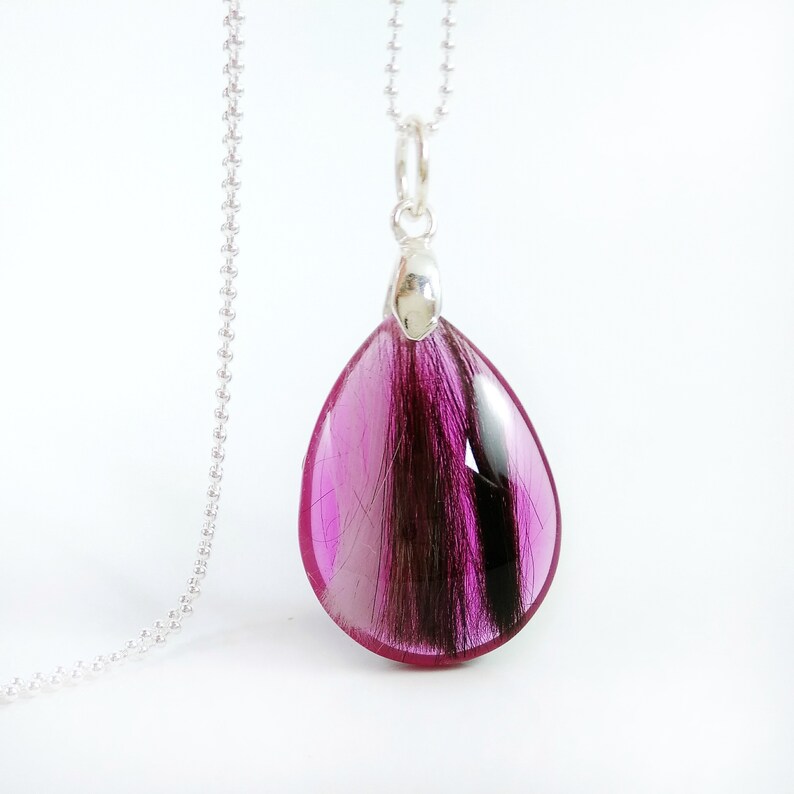 Pet hair memorial Keepsake Resin Horse hair jewelry Dog hair Etsy