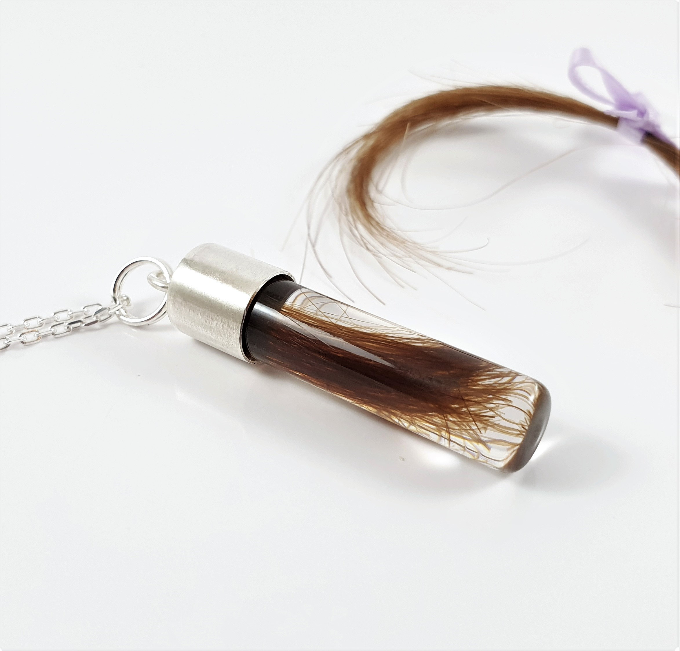 Cylinder Hair Keepsake Christmas Gift Men Memorial Etsy