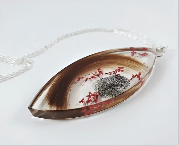 Fingerprint keepsake necklace cheap