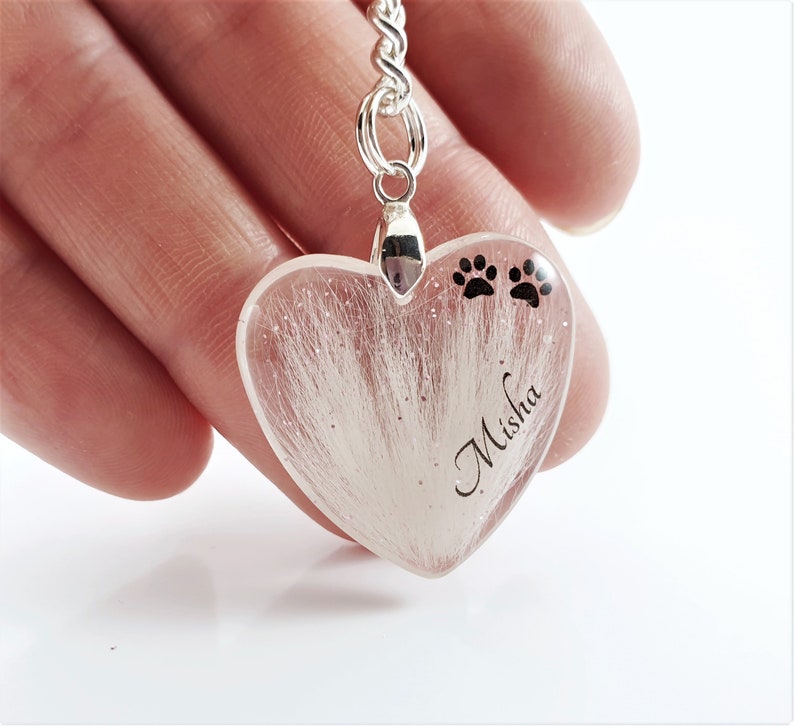 Pet Hair Keepsake Custom Memorial Jewelry Small Heart Etsy