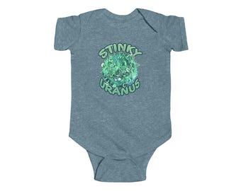 Stinky Uranus Infant Bodysuit | Funny Planet Graphic