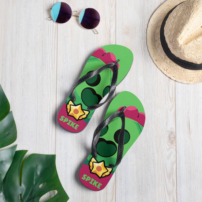 Brawl Stars SPIKE Flip-Flops fullprint.